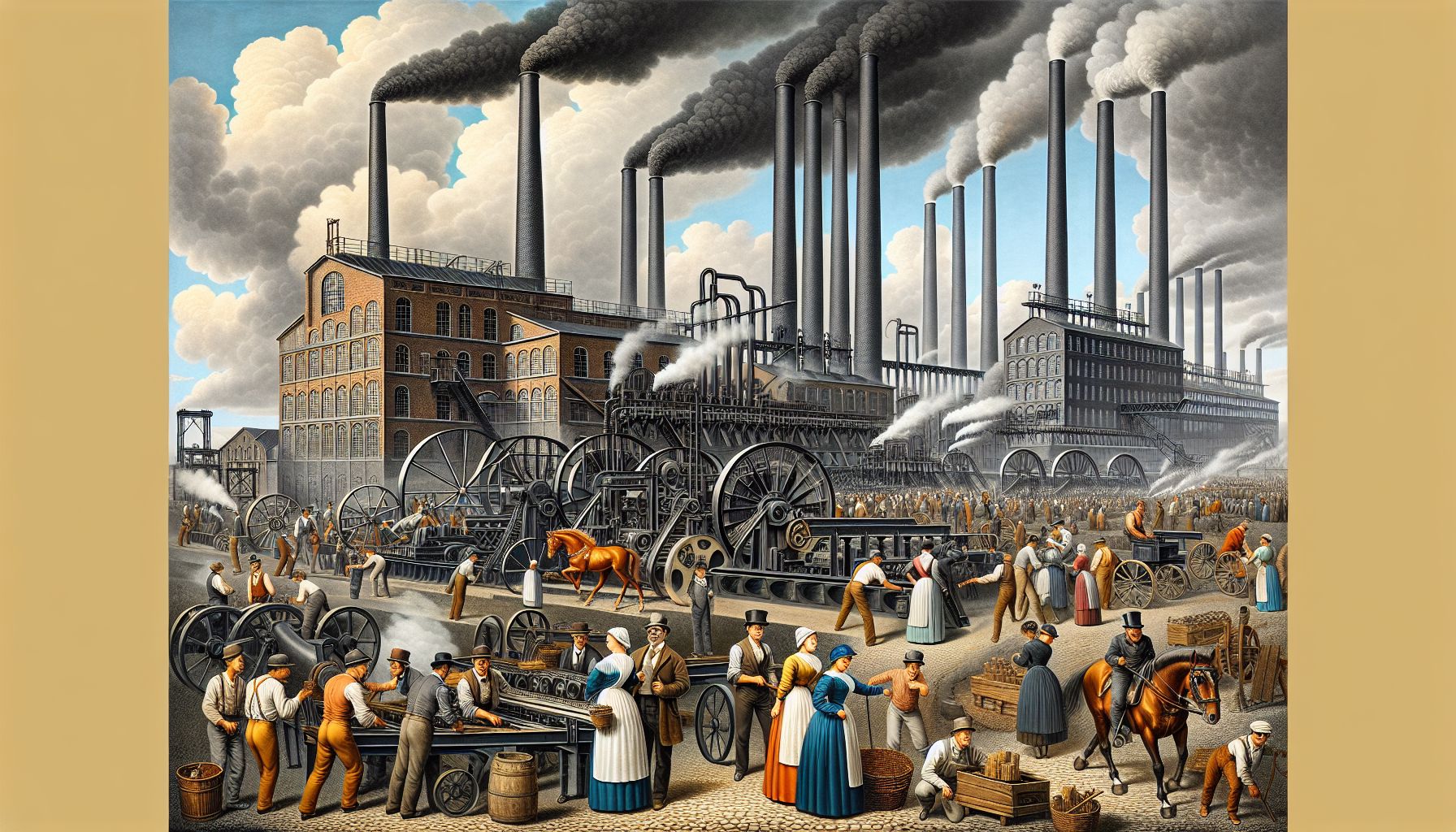 Industrialisering: En ny måde at producere varer på