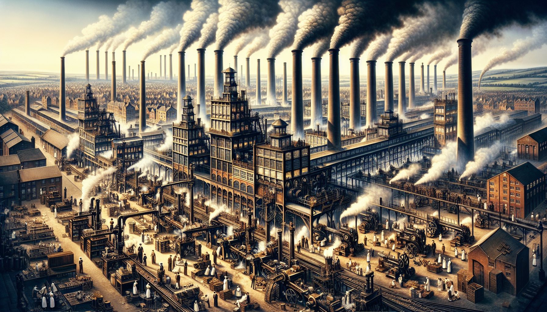 Det moderne samfunds fundament: Industrialisering og produktion