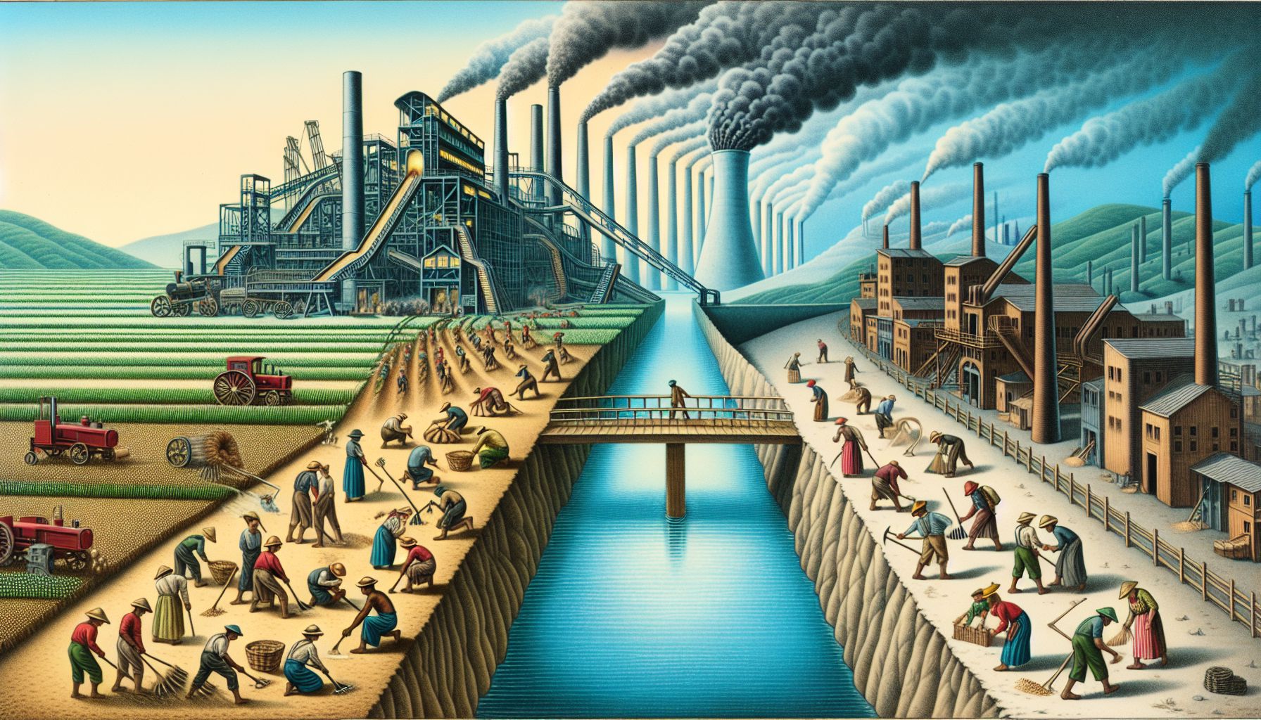 Industrialiseringens indflydelse på produktion